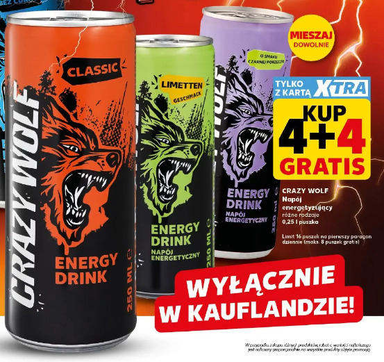 Crazy Wolf napój energetyzujący